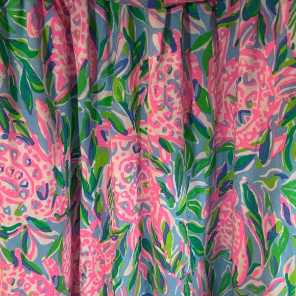 Lily Pulitzer Annalise Sleeveless Ruffle Dress Size XXS - Picture 9 of 10